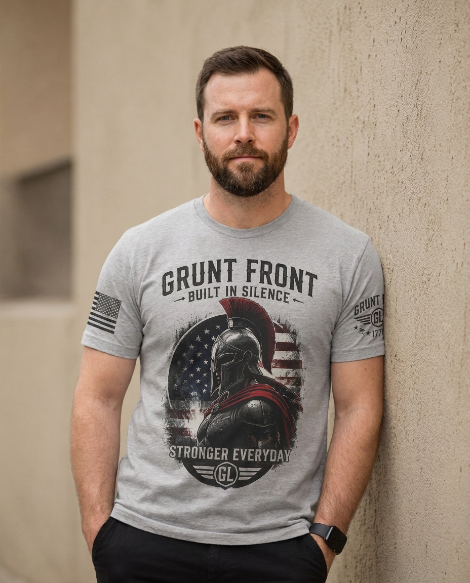 Grunt Front - Seram | Graphic Cotton T-Shirt Men